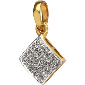 Collier avec pendentif en diamant 0,08 carats, diamant blanc taille ronde, argent sterling, chaîne de 18 pouces, pour femme, à porter au quotidien - Product Image 3