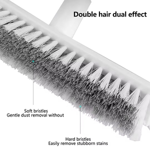 Bán Buôn Dài Xử Lý 2-Trong-1 Có Thể Điều Chỉnh Lông Bàn Chải Chà Tất Càng-Trong Một Sàn Phòng Tắm Ngoài Trời Làm Sạch <span class=keywords><strong>Scraper</strong></span> Làm Sạch Bàn Chải - Product Image 4