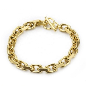 Bracelet pour homme Zyo en acier inoxydable argenté antique avec fermoir à bascule - Product Image 5