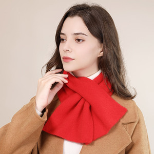 100%ウール製カスタムロゴ入りレディースロングスタイル冬用スカーフ ウールカシミヤビジネスアクセサリー冬用スカーフ 大人用 - Product Image 6