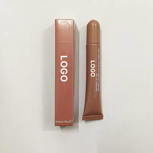 Brillant à lèvres <span class=keywords><strong>bio</strong></span> et vegan de marque privée pour enfants cosmétiques de <span class=keywords><strong>maquillage</strong></span> en gel liquide transparent en boîte Trending Fat Line - Product Image 1