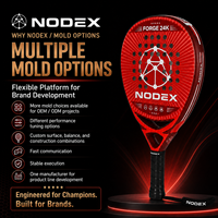 Raquette de padel NODEX 2026 élégante et esthétique, de haute qualité, en forme de diamant 24K, améliorant la puissance et le contrôle