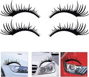 Auto pare-chocs fenêtre phare <span class=keywords><strong>cils</strong></span> autocollants autocollants réfléchissants Vinyle Wrap autocollant pour <span class=keywords><strong>voiture</strong></span> véhicule porte coffre queue - Product Image 5