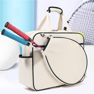 Sac de sport personnalisé avec logo, en tissu écologique, pour raquette de pickleball, sac de transport en toile pour raquette de tennis, sac de voyage pour pickleball - Product Image 1