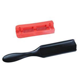 Peigne à cheveux en plastique pour hommes, outil magique pour pompadour, cheveux lisses, squelette, neuf rangées, cinq rangées - Product Image 5