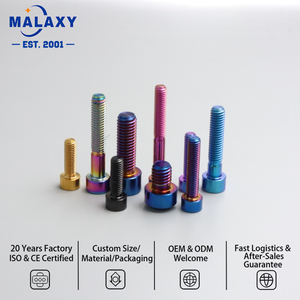 MALAXY - Trouvez des vis et boulons à tête hexagonale en alliage de titane GR5/TC4 similaires pour <span class=keywords><strong>la</strong></span> modification de vélos, de motos et de véhicules automobiles - Product Image 1