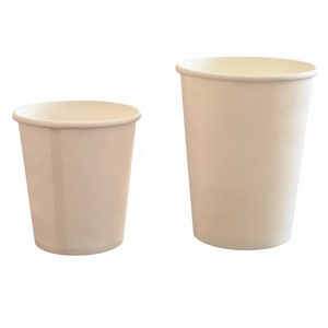 Double Wall Paper <b>Cups</b> For Hot Drinks <b>Disposable</b> Food Grade White/Kraft Paper - Product Image 1