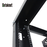 Gcabling Armoire de serveur de données 19 pouces, rack au sol, 32U 33U 42U, 4 poteaux, ouvert pour réseaux