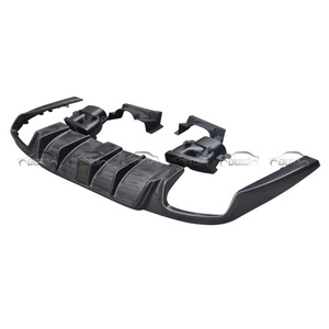 ดิฟฟิวเซอร์คาร์บอนสำหรับ Mercedes Benz E Class Coupe C238 E53 E63s  ลิ้นกันชนหลังทรงดาบพร้อมปลายท่อไอเสีย - Product Image 2