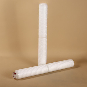 10-Inch Pp Pleated Filter Cartridge 222 Flat Top Microporous For Industrial Chemical Electronic Filtration - Product Image 2