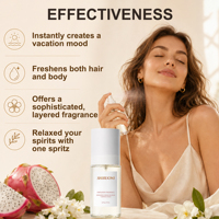 Semprotan Rambut dan Tubuh OEM Orange Oil Dragon Fruit Biotin Relaxed Spirits dengan Satu Semprotan Menyegarkan Rambut dan Tubuh, Tahan Lama