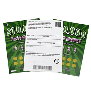 Venta al por mayor de billetes de lotería falsos para bromas, tarjetas de impresión para rascar, entradas para fiestas temáticas de casino, juegos de broma, bromas para adultos - Product Image 2