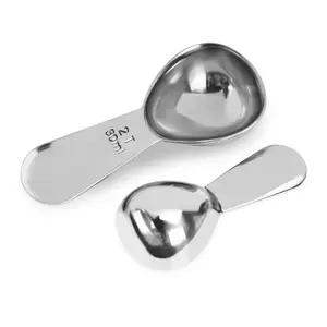Most popular products 15ml 30ml stainless steel 304 measuring spoons mirror polish measuring scoop kitchen measuring tools