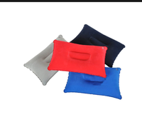 Extérieur Randonnée Plage Voiture Avion Ultra-Léger Camping Sommeil Coussin Air Oreillers Voyage Bureau Maison Nylon Oreiller Carré