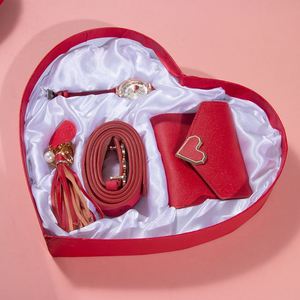 IStapromo Gifts Women's Gift Box Red Luxury Watch <b>Perfume</b> Brooch Lipstick Belt Gift Set for Valentine's Day - Product Image 2