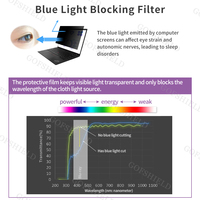 Protector de Pantalla de Privacidad para Laptop, Ultrafino, Compatible con GPS, Anti-Espía, Anti-Luz Azul, Personalizable, Venta al Por Mayor de Fábrica