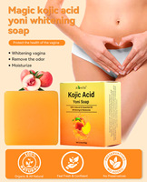 Savon Artisanal Yoni Éclaircissant et Raffermissant à l'Acide Kojique Chinaherbs, Certifié GMP, pour le Bain, Emballage Inclus