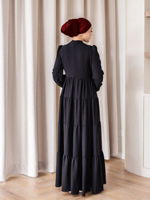 Robe longue modeste pour femme musulmane, livraison directe d'usine, robe jacquard, robe traditionnelle islamique pour le Ramadan, avec ceinture, robe plissée