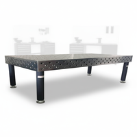 Table de soudage 3D multi-faces, établi modulaire à accès cinq côtés, plateforme en acier robuste