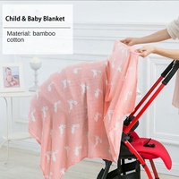 Housse de canapé bambou coton doux personnalisé mousseline pour enfants voyage maison couverture de serviette d'emmaillotage pour bébé couverture pour avion