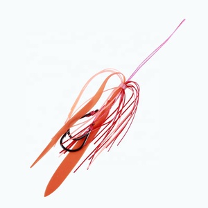Pré gréé aider crochets Silicone leurre de pêche jupes matériel de pêche bricolage Spinnerbait grenouille Silicone <span class=keywords><strong>jupe</strong></span> leurres de pêche - Product Image 5