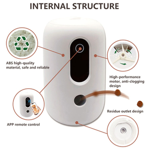 High Quality <b>Automatic</b> Wifi Cat <b>Dog</b> Food <b>Dispenser</b> Camera Smart Pet Feeder APP Control Smart Timing Pet <b>Treat</b> <b>Dispenser</b> - Product Image 4