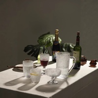Verre à boisson portable en verre, design moderne, couleur unie, simple paroi, pour thé au lait, crème glacée, dessert, vin