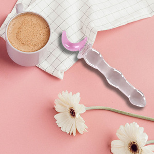 مجموعة جديدة 2023 من الألعاب الجنسية الزجاجية، سدادة شرجية على شكل قمر، قضيب اصطناعي كبير جدًا للنساء - Product Image 4