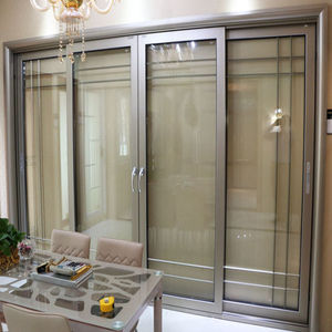 Grandes portes coulissantes de patio robustes, portes coulissantes <span class=keywords><strong>en</strong></span> verre d'aluminium de haute qualité, portes françaises extérieures - Product Image 3
