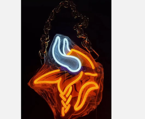 จัดส่งเร็ว สร้อยคอพัดลมเรืองแสง LED ขนาดใหญ่ ลายทีมไมอามี ดอลฟินส์ 32 ทีม สำหรับเชียร์และเฉลิมฉลอง - Product Image 3