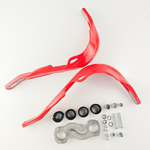 Protectores de Manos para Motocicleta Qiangye, Rojos, Universales, para Todoterreno, Resistentes al Viento, Tamaño Grande - Product Image 2