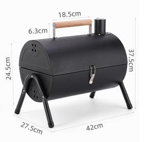 เตาบาร์บีคิวพับได้แบบพกพา สเตนเลสสตีล ไม่ติดกระทะ ปิ้งย่างไร้ควัน สำหรับทำอาหารนอกบ้าน - Product Image 2