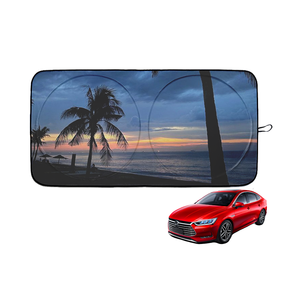 Xiangta Full Print Durable Car Windshield Front Sun Protect UV <strong>Rays</strong> Heat Sun Visor Protector Car Sun Shade Foldable Custom - Product Image 1
