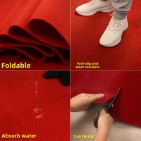 Jin Ning Teppichboden aus Polyester, moderner, schlichter Stil, korrosionsbeständig, Schnittflor, für gewerbliche Nutzung, verdickt