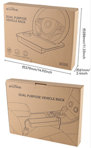 Support de rangement multifonctionnel en ABS pour voiture, petite table d'ordinateur, kit d'intérieur pour voiture, salle à manger, volant, repas - Product Image 6