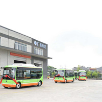 Autobús Ligero Eléctrico con Volante a la Izquierda, Automático, 6 m de Longitud, 69 km/h, 440 km de Autonomía, 11-20 Asientos, Suspensión de Ballestas Compuestas