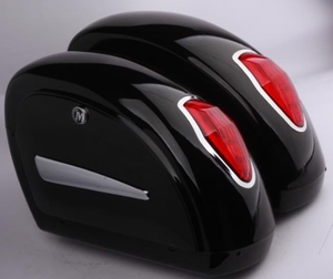 Sacoches rigides universelles pour <span class=keywords><strong>moto</strong></span> LN Black, sacoches latérales, sacoches de coffre, bagages - Product Image 5