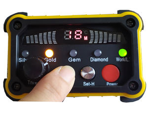 เครื่องตรวจจับโลหะ GR-1000 สำหรับงานอุตสาหกรรมกลางแจ้ง แบบพกพา ทำจากพลาสติก สำหรับสแกนใต้ดิน ค้นหาทองคำและอัญมณี ระยะไกล ตรวจจับดินลึก - Product Image 2