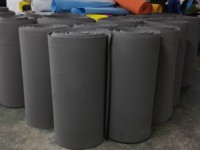 1.5,2,3,4,5,6mm Tapis de sol ou de sol en mousse Eva noire imperméable et étanche à l'humidité en rouleaux