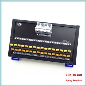 ขั้วต่อไฟฟ้าแบบ2 in 16 OUT โมดูลตัวแยกสายไฟขั้วสปริงยึดสายไฟอย่างรวดเร็วสำหรับการกระจายอุตสาหกรรม - Product Image 6