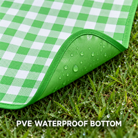 Tapis de pique-nique extra large pliable, anti-sable, pour le camping, la randonnée, les voyages, le jardin, le parc, les barbecues