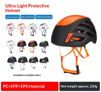Casque de sécurité léger en PC/EPP/EPS unisexe pour sports d'aventure en plein air, alpinisme, spéléologie, haute altitude