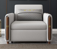 Sofá cama plegable para sala de estar, pequeño apartamento, casa telescópica doble
