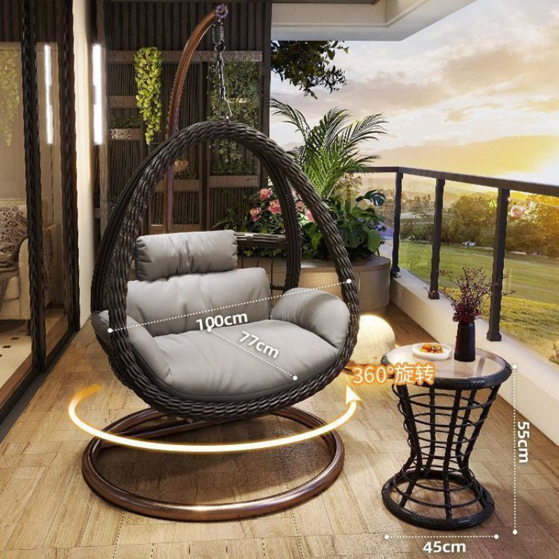 Premium black [single + coffee table]  nine-piece set