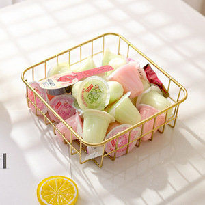 Cesta Organizadora Metálica Estilo Ins, Hengyu, Diseño con Recortes Especiales, Moderna, para Jóvenes, Decoración y Almacenamiento para <span class=keywords><strong>el</strong></span> Hogar - Product Image 2