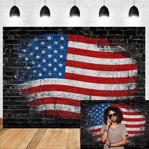 Sfondo Patriottico per il <span class=keywords><strong>4</strong></span> Luglio, Bandiera Americana con Palloncini e Striscione, Decorazione per il Giorno dell'Indipendenza Personalizzabile - Product Image 4