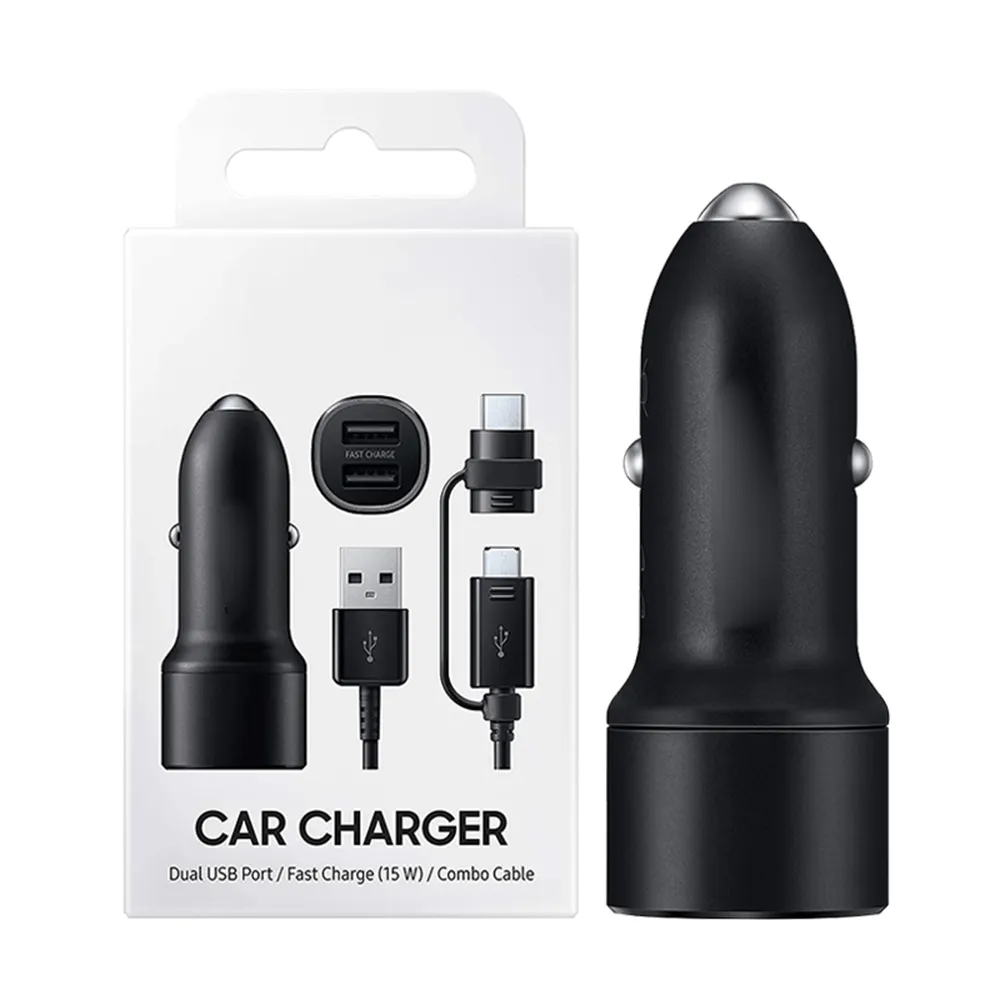 Chargeur de voiture EP-L1100 15w 15W Charge rapide pour Galaxy S10 S20 S21 S22 S23 Note 20 Ultra 10 9 8 A73 A53 A72 A71 Z Flip Fold 4 3