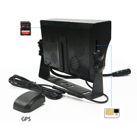 Monitor para Camión SeemeTech de 7 Pulgadas TFT IPS LCD 1024x600 GPS 4G WIFI Pantalla Dividida Tarjeta SD Cámara de Reversa Control Remoto 1 Año de Garantía