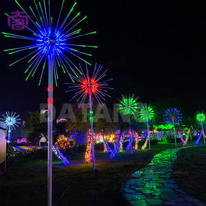Dazzling IP65 Waterproof <b>LED</b> Firework <b>Tree</b> <b>Light</b> for Landscape Outdoor Festival and Holiday Celebrations Decorations - Product Image 6
