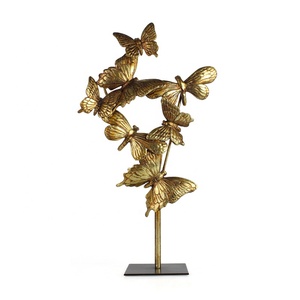 Bán Sỉ 3D Khách Quan Nhựa Động Vật Côn Trùng Bướm Tượng Điêu Khắc Cho Tabletop Decor - Product Image 1